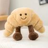 Neue kleine Cartoon-Figur Brezel Crossant Toastbrot Puppe Lebensmittel Spielzeug Gefüllte Plüsch Dekor Geburtstag Giftsids Geschenk Sofa Zimmer