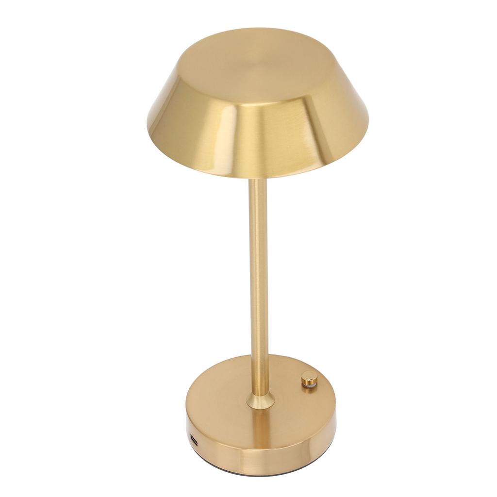 Trådløs bordlampe 3 fargetemperatur trinnløs dimming 2000mAh batteridrevet berøringslampe