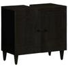 2 Piece Bathroom Furniture Set Solid Mango Wood