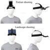 Head-Mounted Mobile Phone Holder First-person Perspective Fixed Bracket New Headband Bracket  Gift