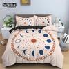 Sun And Moon Duvet Cover Mystical Hamsa Hand Bedding Set Microfiber Divination Eyes Comforter Cover King For Kids Adult Bedroom