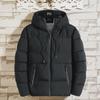 Men's Hooded Winter Down Coat - Thick, Trendy, All-Match Cotton-Padded Jacket
