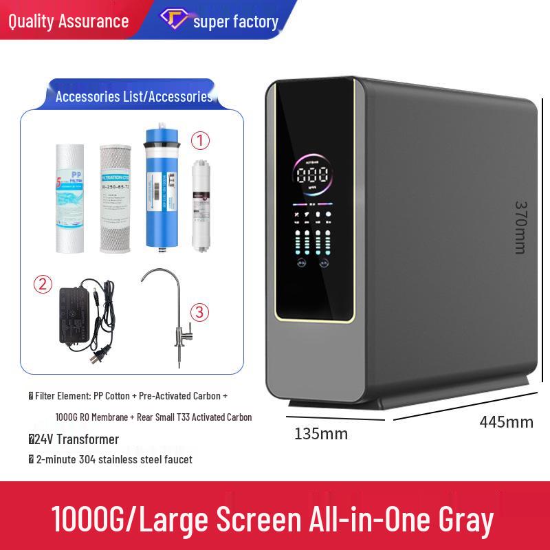 High Flow 600G-1000G Reverse Osmosis Water Purifier with Faucet Filter