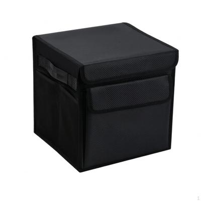 Car Trunk Organizer with Pockets Portable Folding Storage Box for Commuters, Road Trips S