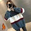 Women's Autumn And Winter Loose And Thick Warm Lamb Wool With Fleece Hoodie