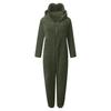 Children's Fashion Solid Colour Autumn/Winter Plush Hooded Onesie Loungewear Pyjamas With Eye Mask