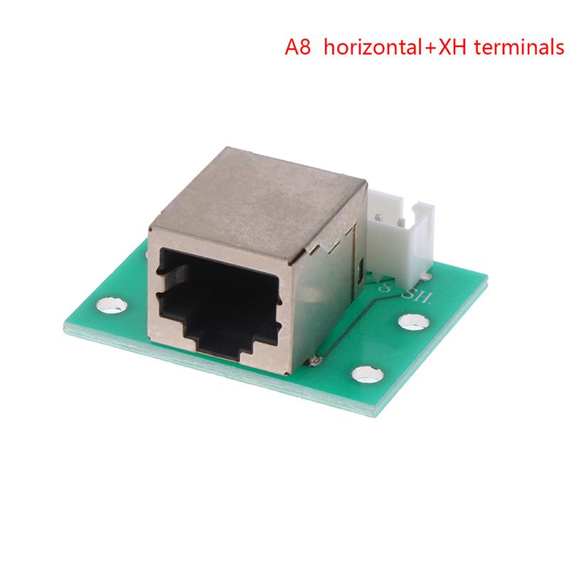 1Pcs Rj45 Adapter Board To Xh2.54 Modular Ethernet Connector Adapter Network Interface + Breakout Board + Pin Header