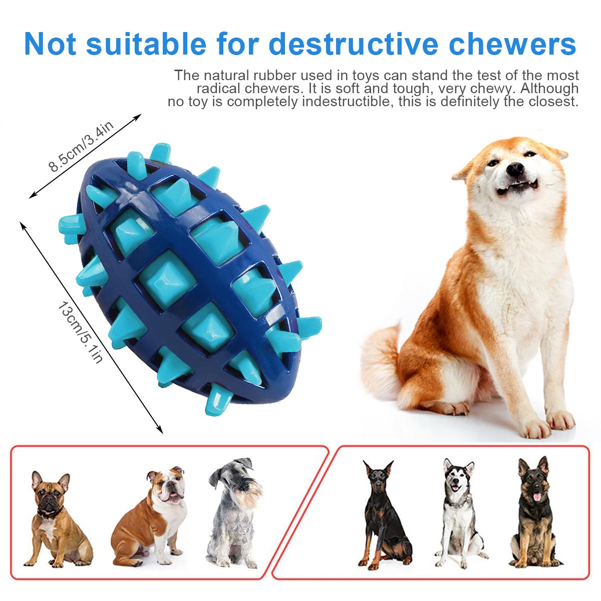 Squeaky Pet Dog Ball Toys for Small Dogs Rubber Chew Puppy Toy Dog Stuff Dogs Toys Pets Interactive Chew Fetch Play Dog Toy