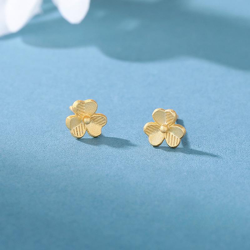 

Серьги-клеверы с тремя листочками для женщин с новыми и разносторонними ученицами