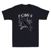 F-Caw-F Funny Black Crow Graphic Humor Quote Vintage Men's Black White T-Shirt Unisex T-Shirt