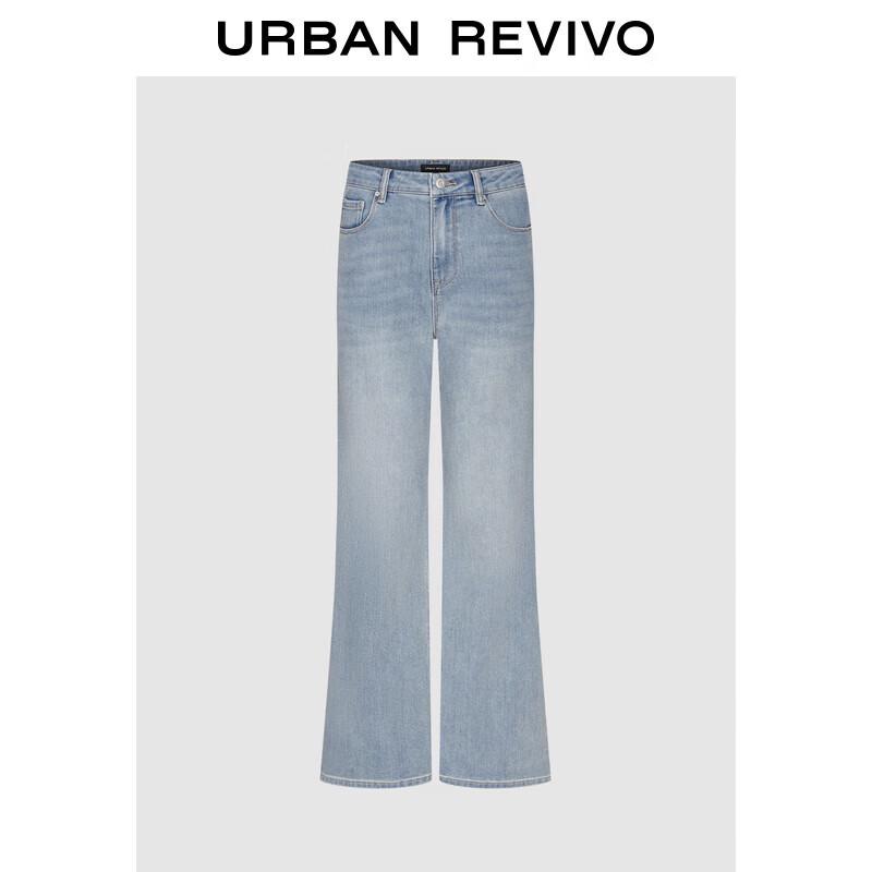 UR Women s Retro Washed Cat Whisker Denim Jeans 30