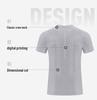 Men's Quick-Dry Summer Hiking and Running T-Shirt - Crew Neck, Short Sleeve, Indoor/Outdoor Fitness Top