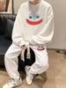 2026 Men's Autumn Casual Hoodie & Sweatpants Set - Loose Fit, Plus Size, Trendy Two-Piece