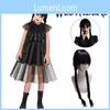 Wednesday Addams The Addams Family Cosplay Black Dress Dance Uniform Party