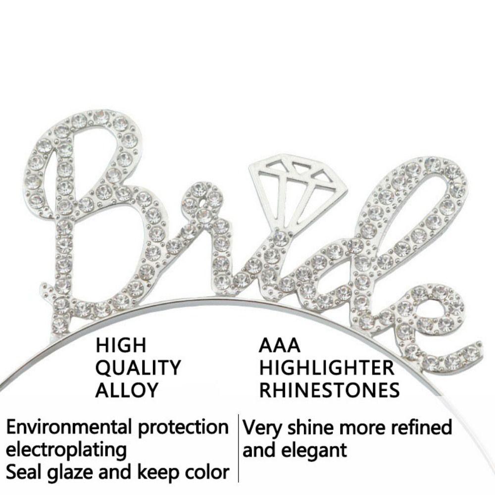 4Pcs/set Satin Sash Bachelorette Party Decor Veil Bridal Wedding Veil  Wedding Decor