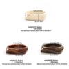 IngeSight.Z 3 Styles Exaggerated Vintage Resin Acrylic Bangle Women Punk HipHop Irregular Geometric Wide Bracelet Couple Jewelry