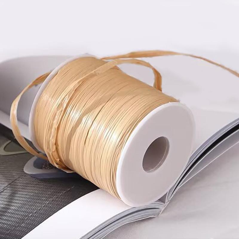 120m/roll Polyester Fiber Thread For Knitting Crocheting Multicolor Grass Thread Sunhat Beach Bag 50g