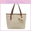 Color Fashion Solid Large Capacity Women Casual Tote Bag With Pendant For Daily