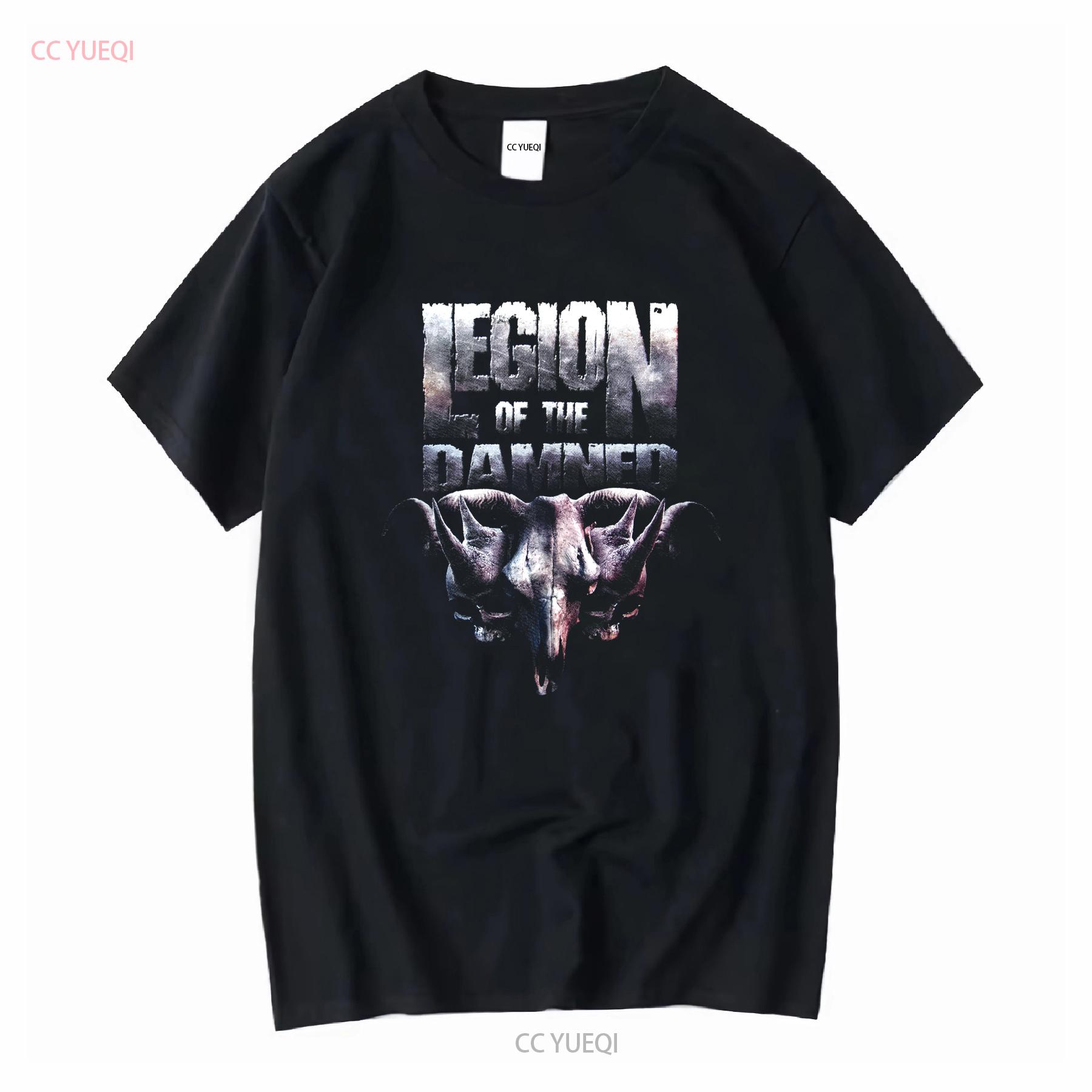 

rare shirt Legion of the Damned only death is certain Medium Black T long or short sleeves vintage Washed Versatile Stretched 4XL