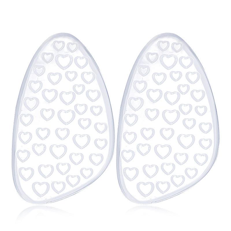 Forefoot Pad High Heels Comfortable Anti-wear Forefoot Stick Foot Forefoot Heart-shaped Particles Massage Soft Shock Absorption Half Size Pad