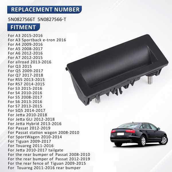 5N0827566T Heckklappengriffschalter für VW Jetta, Caddy, Golf, Passat