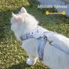 Venkovní sada postroje a vodítka proti útěku pro kočky