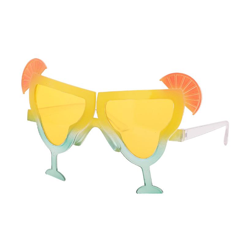 Hawaiian Party Sunglasses Summer Luau Tropical Beach Party Decoration Flamingo Photo Props Kids Birthday Favors Wedding Supplies