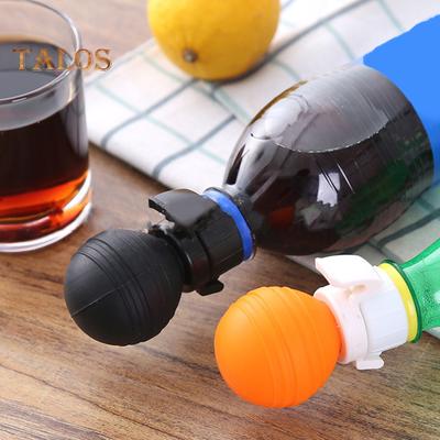 Silicone Soda Bottle Caps Leak Proof Pump Cap Saver Stopper Lid for Carbonated Drink Air Pump Cap for Most Beverages
