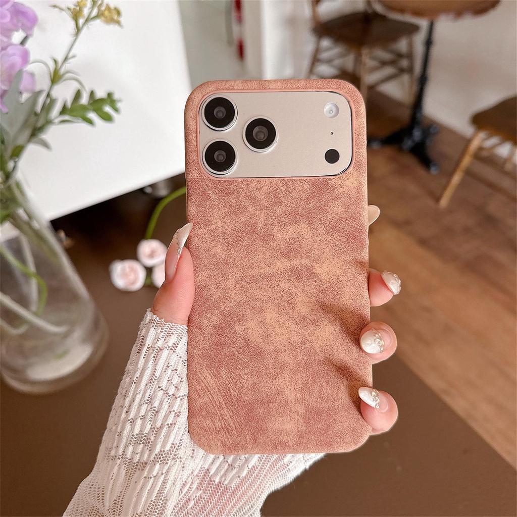 Trendy Retro Texture Drop Protection Case for iPhone 14/13/12/11 and Apple 17/16/15 PROMAX