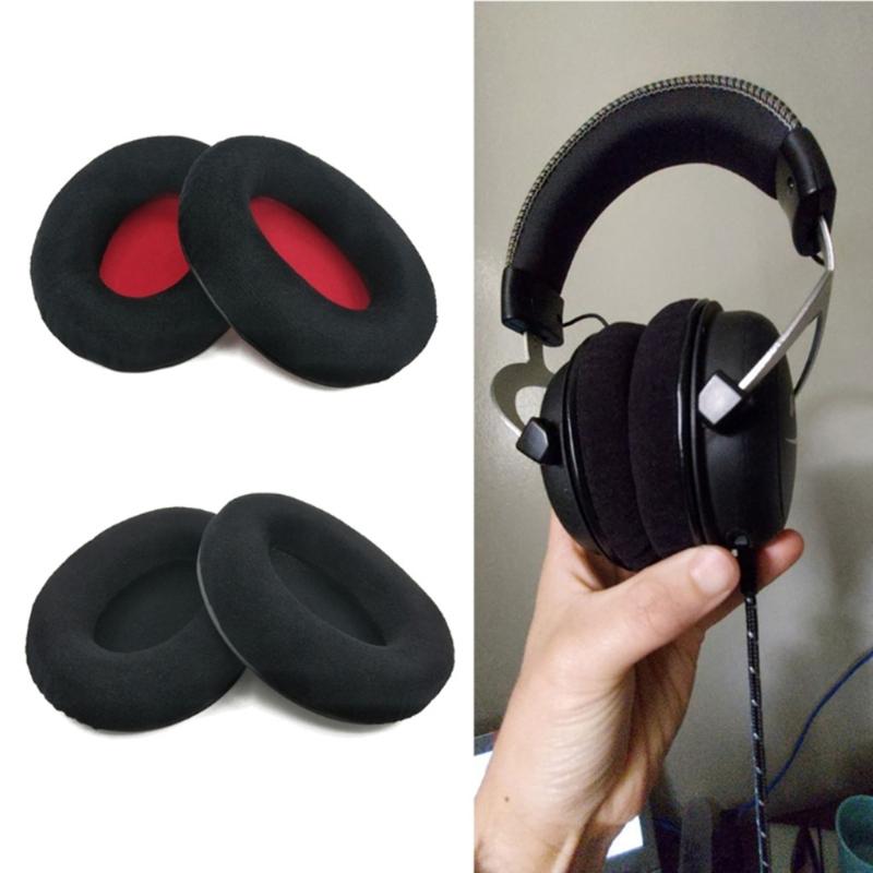 Soft Sponge Replacement Ear Cushions for Cloud 2 Gaming Headset Enhances Comfort Durability Easy Installation