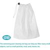 Lot de 6 sacs filet nylon 32 x 23 cm pour aspirateur de piscine - cordon de serrage