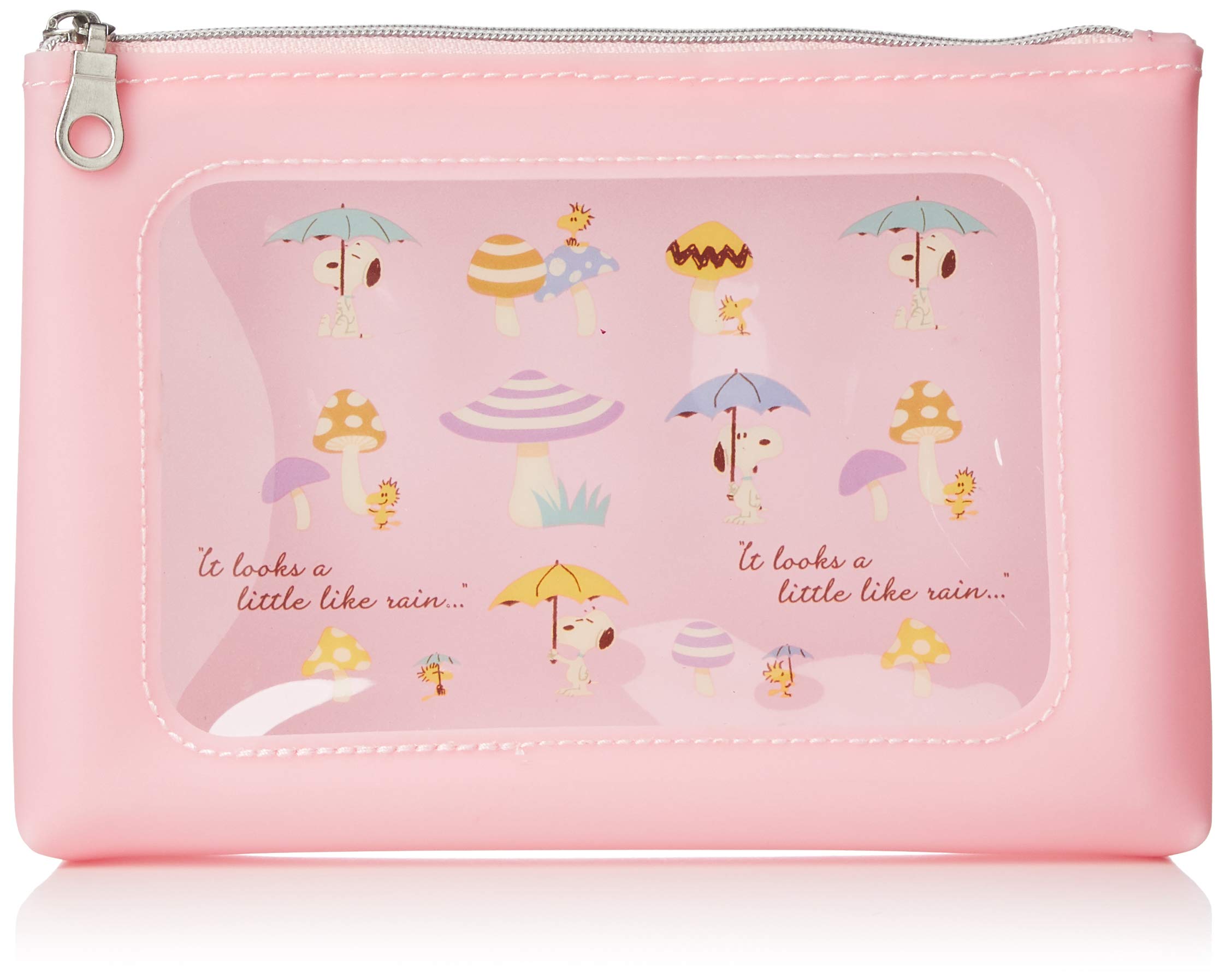 

Snoopy Pouch, Makeup Pouch, spn-373b, Mushroom