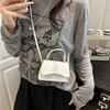 New Fashion Popular Shoulder Bag Retro Children Solid Color Handbag Niche Design Messenger Bag