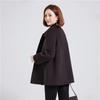 Women's 100% Pure Wool Double-Faced Short Coat