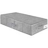 Foldable Dustproof Fabric Shoe Storage Box with Lid and Compartment