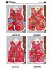 Middle-aged Women's Chinese Style Red Floral Quilted Vest with Frog Buttons – Autumn/Winter Plus Velvet Thickened Vest