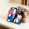 Cute Girl  Phone Case For iPhone 17,16,15,14,13,12,11 Plus,Pro Max,XS,Colored Silver Plated Inside Cover