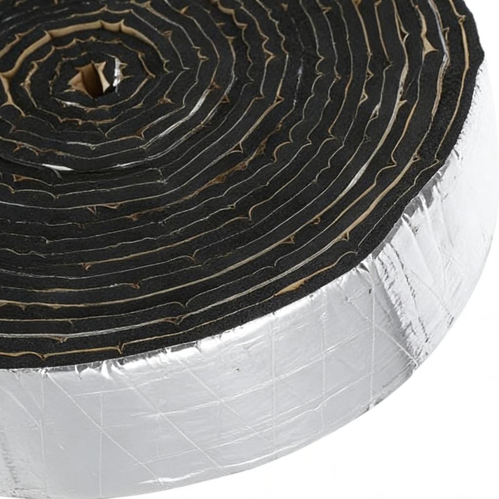 Pipe Insulation Wrap Aluminum Foil Finish Freeze Protection Insulation Wrap Waterproof for Outdoor Cold Hot Water Pipe  Protect