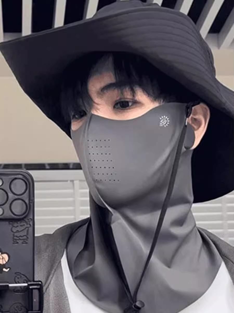 

3D Neck Protection UV-Resistant Men s Cycling Face Mask - Spring/Summer 2025