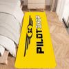 Airplane Pilot Epaulette Floor Mat Graphic Printed Flannel Doormats For Bathroom Kitchen Entrance Carpet Home Decor