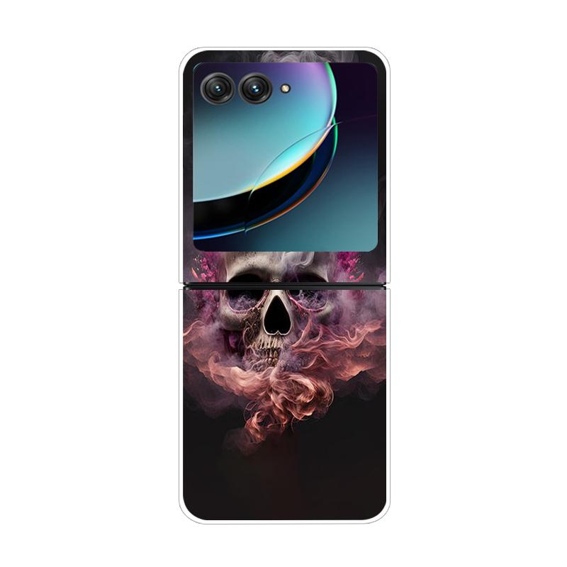 Dla Motorola Razr 40 50 Ultra 5G Przezroczyste Etui Razr40 Razr4 Twardy PC Przezroczysty Tylny Pokrowiec na Telefon Dla Motorola Razr+ Etui