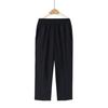 Mutterhose Sommer Cropped Hose Hohe Taille Gerades Bein Mittelalterliche und Ältere Damen Hose Locker Eisseide Hose