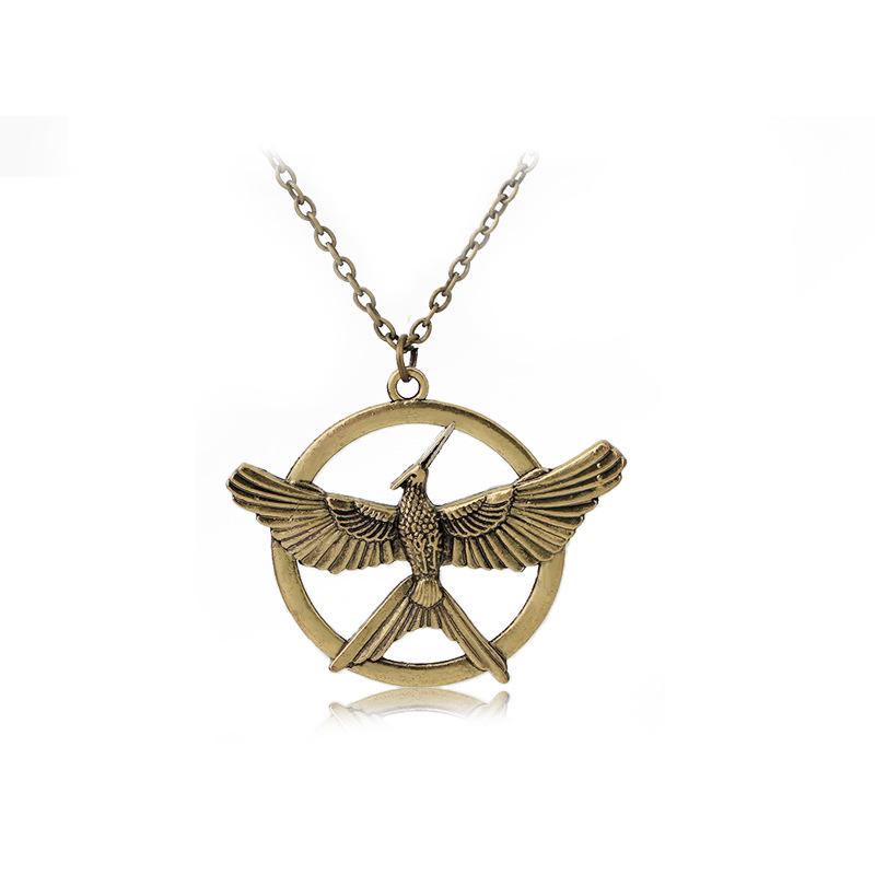Necklace Animal Bird Logo Pendant Vintage Chain  Jewelry Accessories For Men Women