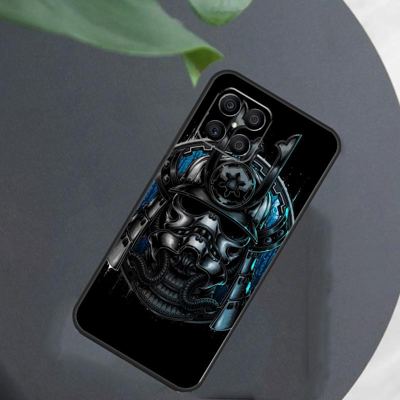 Samurai Mask Demon Case For Honor Magic 8 7 6 5 Pro Cover For Honor X9c X9b X9a X8a X8b 50 70 90 200 400 Lite