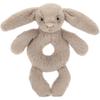 JELLYCAT Bonnie Rabbit sweet first encounter gift box rattle comforting cute doll plush doll 23cm/18cm high
