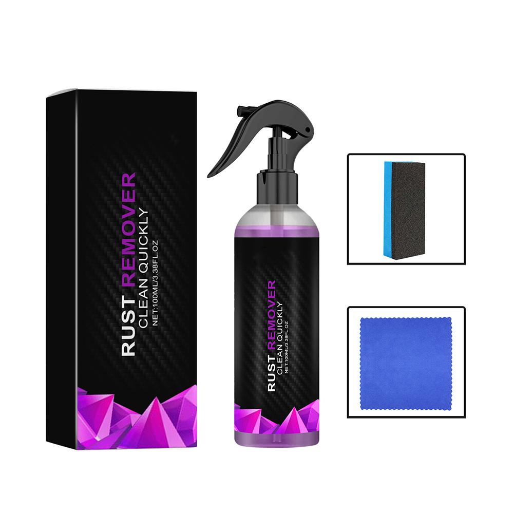 Paint Rust Inhibitor Paint Quickly Rust Remover Derusting Spray Metal Iron Prowder Stain Removal Agent Car Wheel Hub Care
