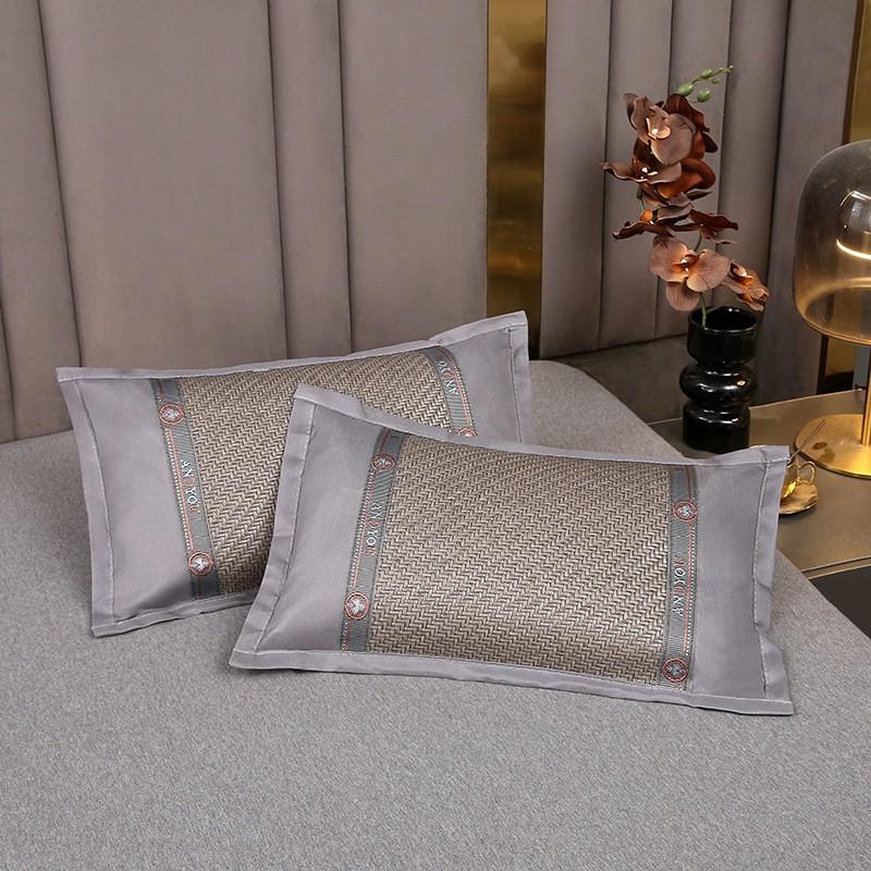 Cooling Buckwheat Pillow Adults Students Sleep Comfort Breathable Rectangle Bed