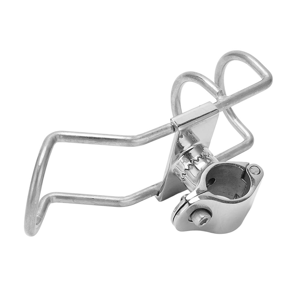 Fishing Rod Holder Marine Grade 316 Stainless Steel Rail Mount Fishing Pole Socket Bracket for 25mm Tube Ships Yachts