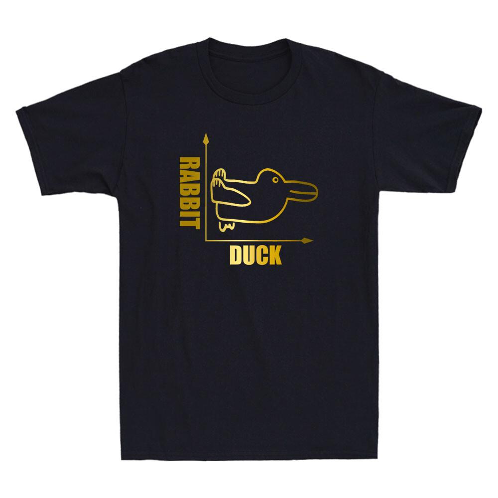 Rabbit Duck Illusion - Math Graph Drawing Philosophy Funny Graphic Unisex's T-Shirt