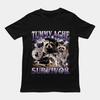 Bauchschmerzen-Überlebender Spaß-T-Shirt, vintage lustiges T-Shirt